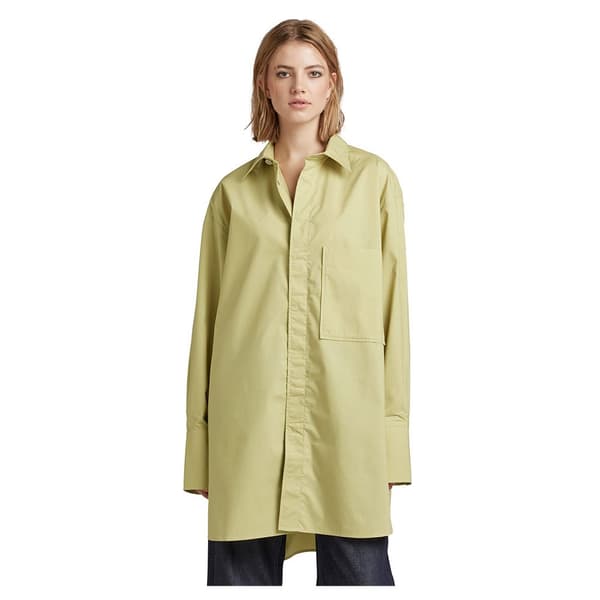 G-star D22492-d308 Oversized Boyfriend Fit Skjorta Med Långa ärmar Grönt S Kvinna