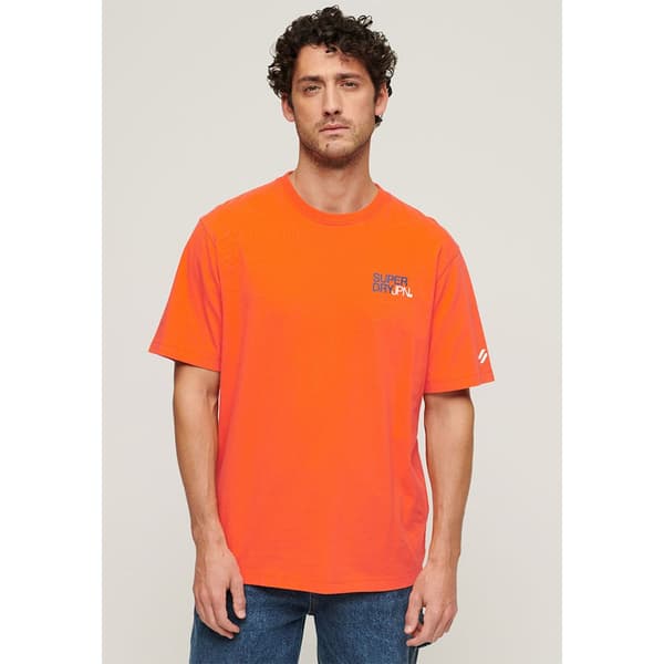 Superdry Sportswear Logo Loose T-shirt Med Korta ärmar Orange S Man