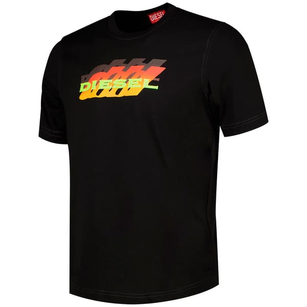 Diesel T Adjust K5 T-shirt Med Korta ärmar Svart M Man