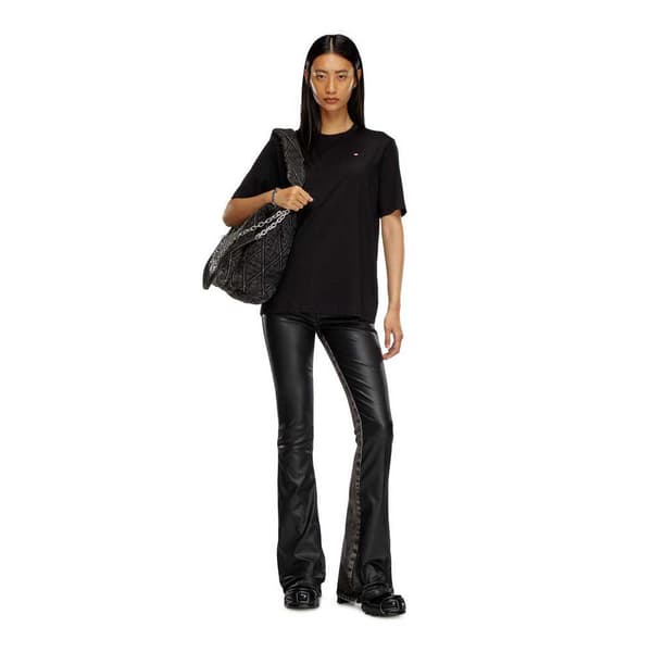 Diesel T Adjust Microdiv T-shirt Med Korta ärmar Svart M Man