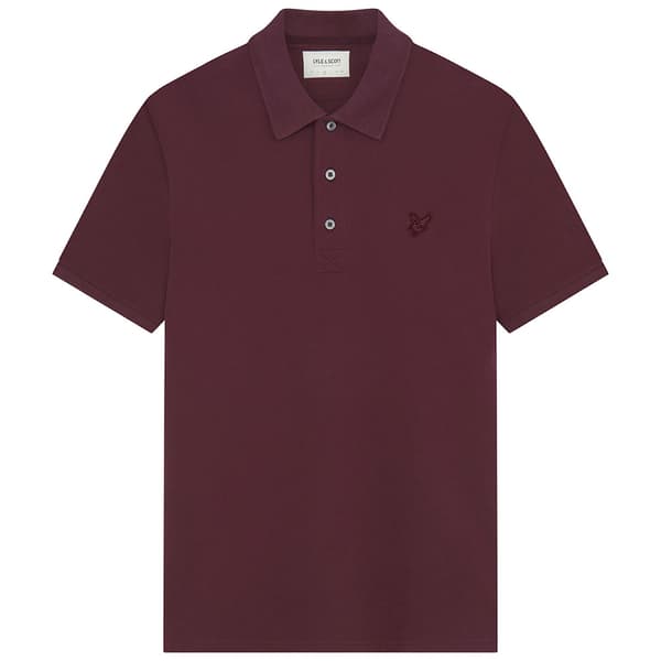 Lyle & Scott Tonal Eagle Kortärmad Polotröja Röd L Man