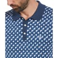 Miniatyrbild 3 av 3: Original Penguin Ao Jacquard Kortärmad Polotröja Blå M Man