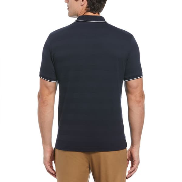 Original Penguin Honeycomb Ao Jacquard Kortærmet Polo Blå M Mand