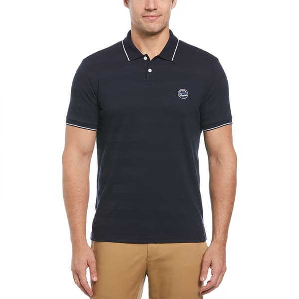 Original Penguin Honeycomb Ao Jacquard Kortærmet Polo Blå M Mand