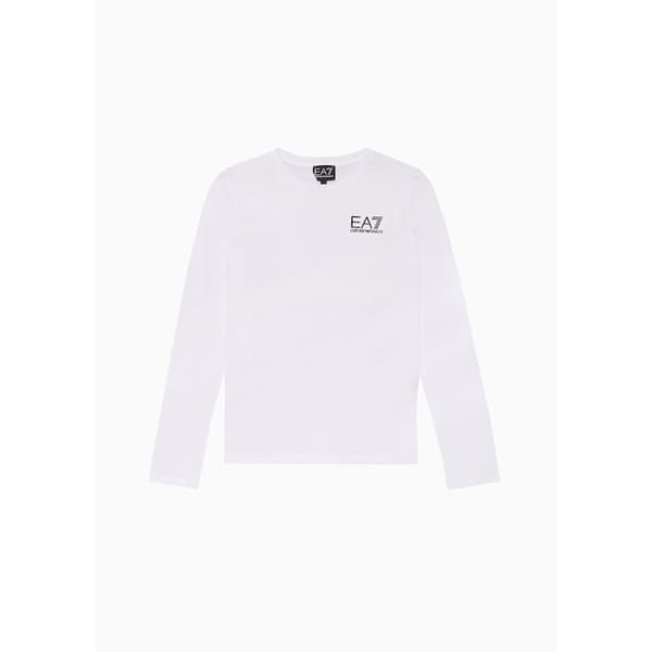 Ea7 Emporio Armani 8nbt52_bj02z T-shirt Med Lång ärm Vit 14 Years Pojke