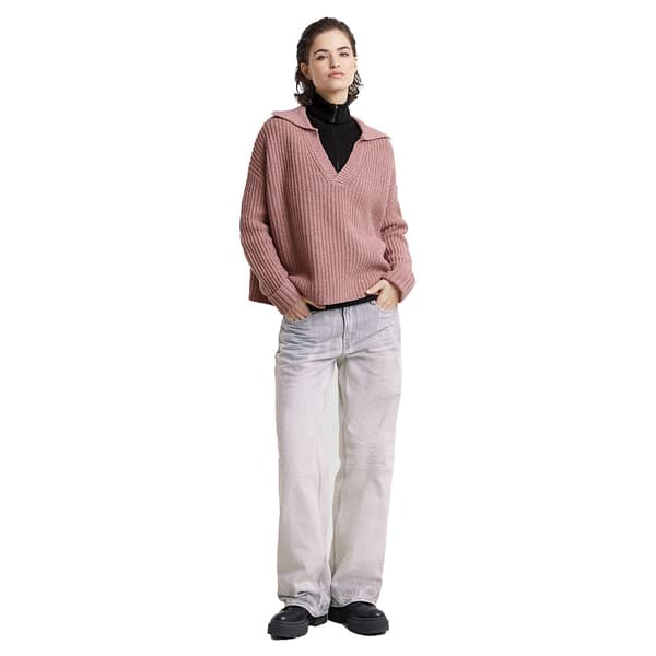 G-star D25220-d890 Heavy Pikétröja Med Lång ärm Rosa XS Kvinna