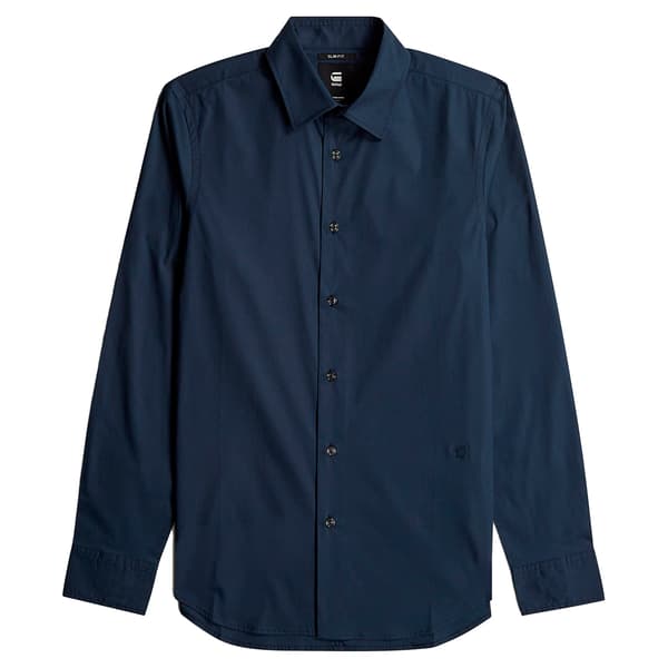G-star D19088-2202 Skjorte Med Lange ærmer Blå XS Mand