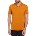 Miniatyrbild 1 av 2: Original Penguin Daddy Organic Interlock Sticker Pete Kortärmad Polotröja Orange L Man