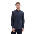Pikkukuva 1 / 5: Tom Tailor Fitted Printed Poplin Pitkähihainen Kauluspaita Sininen XL Mies