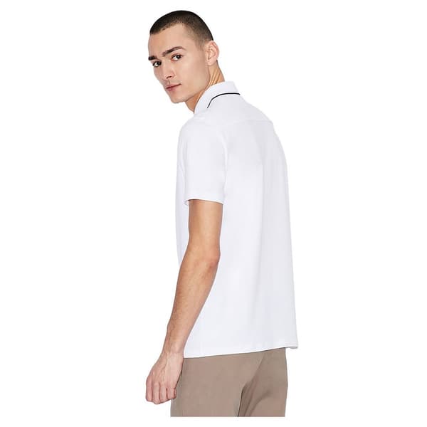 Armani Exchange 8nzf70_z8m9z Kortärmad Polotröja Vit XS Man