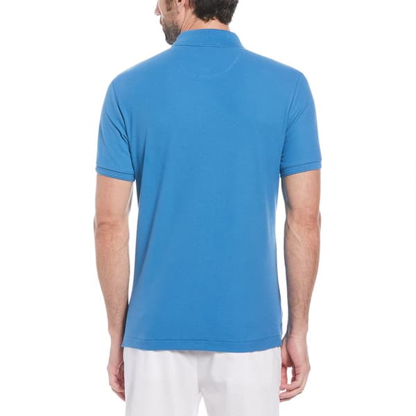 Original Penguin Daddy Organic Pique Sticker Pete Kortärmad Polotröja Blå M Man