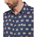 Miniatyrbild 3 av 3: Original Penguin Ev Rainbow Stripe Kortärmad Skjorta Flerfärgad M Man
