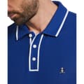 Miniatyrbillede 2 af 2: Original Penguin Organic Cotton Bentley Mesh Kortærmet Polo Blå L Mand