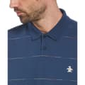 Miniatyrbillede 3 af 3: Original Penguin Organic Pride Space Dye Kortærmet Polo Blå M Mand