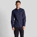 Pikkukuva 5 / 5: Lyle & Scott Lw1115vog Pitkähihainen Kauluspaita Sininen M Mies