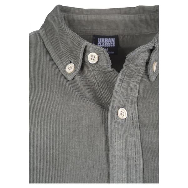 Urban Classics Corduroy Gt Skjorte Grøn 5XL Mand