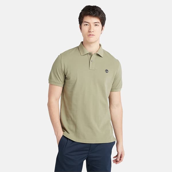 Timberland Millers River Rf Kortärmad Polotröja Grönt L Man