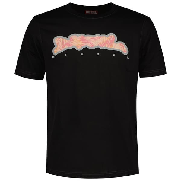 Diesel Just N16 T-shirt Med Korte ærmer Sort S Mand
