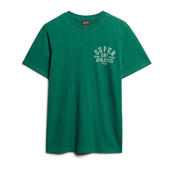 Superdry Athletic College Graphic T-shirt Med Korta ärmar Grönt 2XL Man