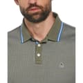 Miniatyrbild 3 av 3: Original Penguin Ao Jacquard Tipping Kortärmad Polotröja Grå M Man