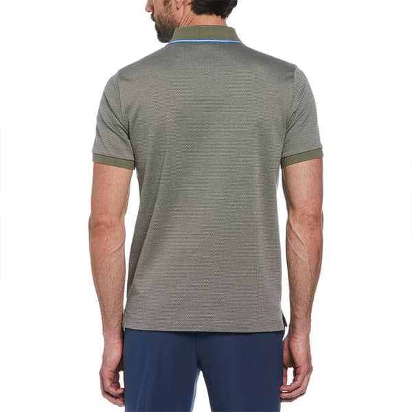 Original Penguin Ao Jacquard Tipping Kortärmad Polotröja Grå M Man