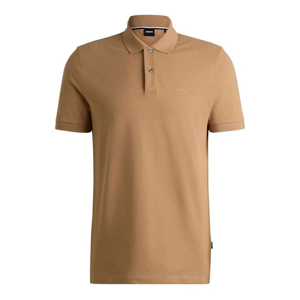 Boss Pallas Kortærmet Polo Beige S Mand