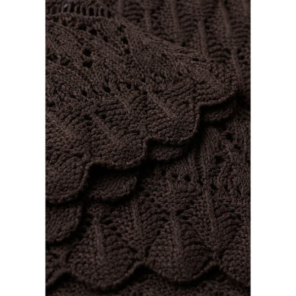 Superdry Crochet Cami ärmlös T-shirt Brun S Kvinna