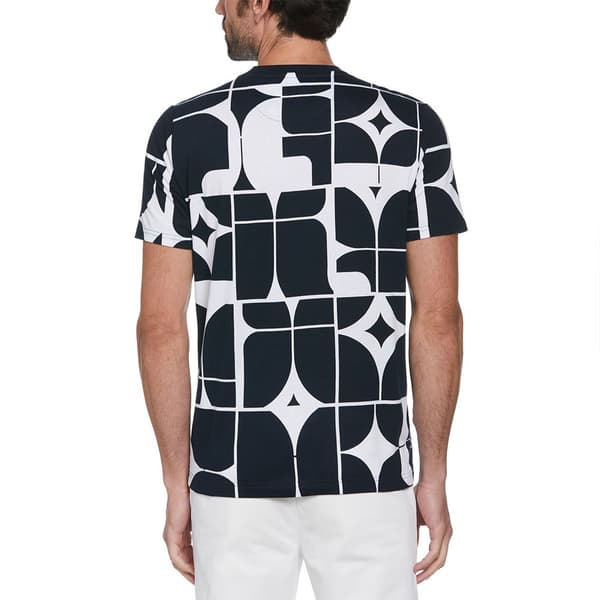 Original Penguin Aop Geo Logo T-shirt Med Korta ärmar Flerfärgad M Man