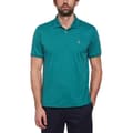Miniatyrbillede 1 af 3: Original Penguin Daddy Organic Interlock Sticker Pete Kortærmet Polo Blå L Mand