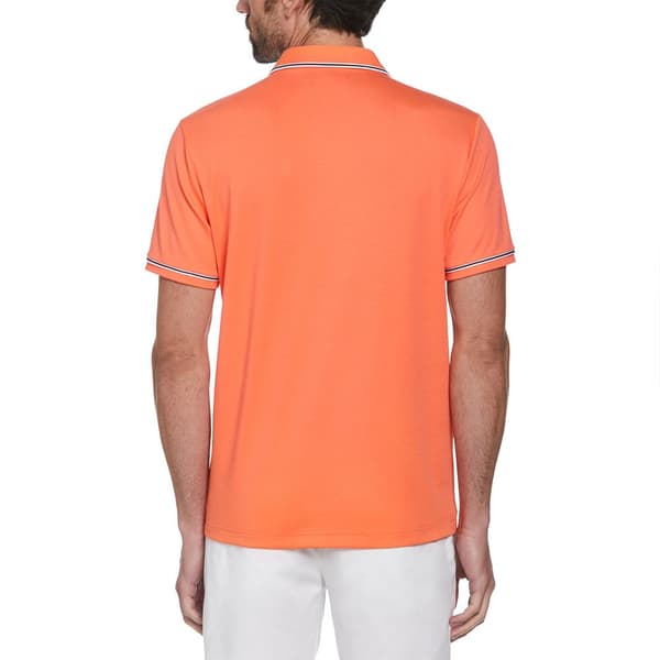 Original Penguin Earl Organic Interlock Kortærmet Polo Orange M Mand