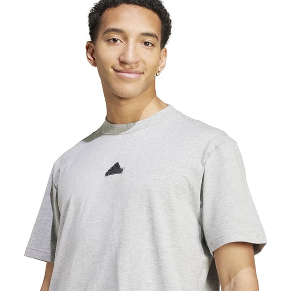 Adidas Brand Love T-shirt Med Korte ærmer Grå M / Regular Mand