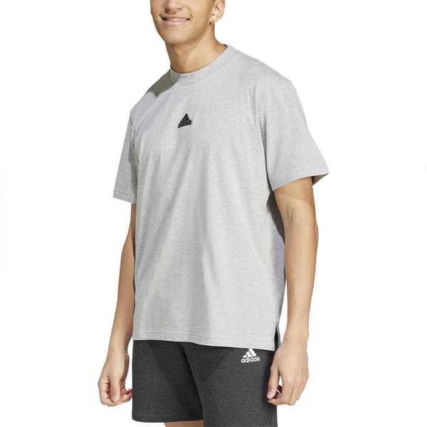 Adidas Brand Love T-shirt Med Korte ærmer Grå M / Regular Mand