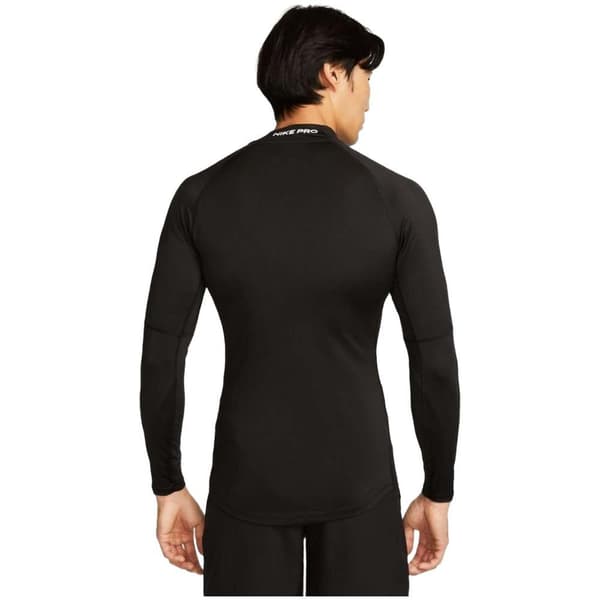 Nike Dri-fit Fb7908 T-shirt Med Lange ærmer Sort S Mand