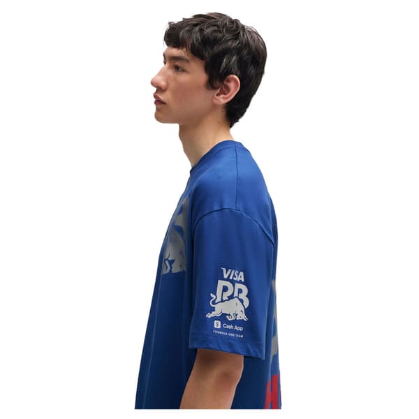 Hugo Dflorire05-rb24 10262283 T-shirt Med Korte ærmer Blå 3XL Mand