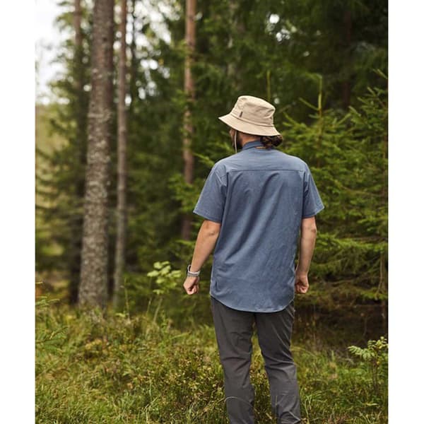 Pinewood Everyday Travel Topo Resort Kortærmet Skjorte Blå L Mand