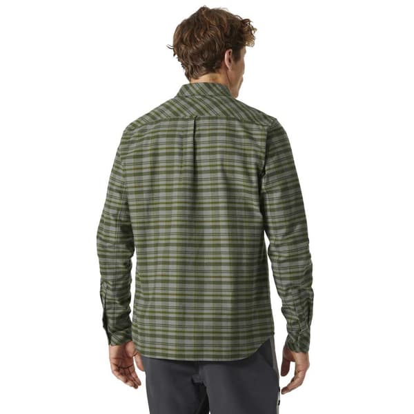 Helly Hansen Classic Check Skjorte Med Lange ærmer Grøn S Mand