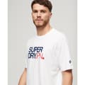 Miniatyrbild 3 av 5: Superdry Sportswear Logo Loose T-shirt Med Korta ärmar Vit L Man