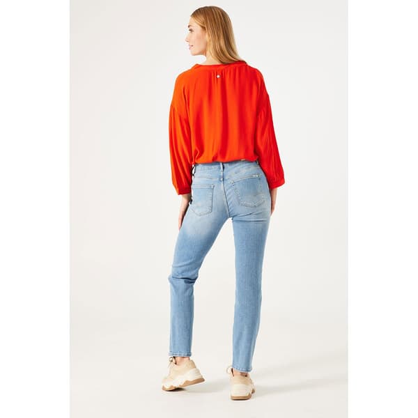Garcia N40232 Blus Med Lång ärm Röd XL Kvinna