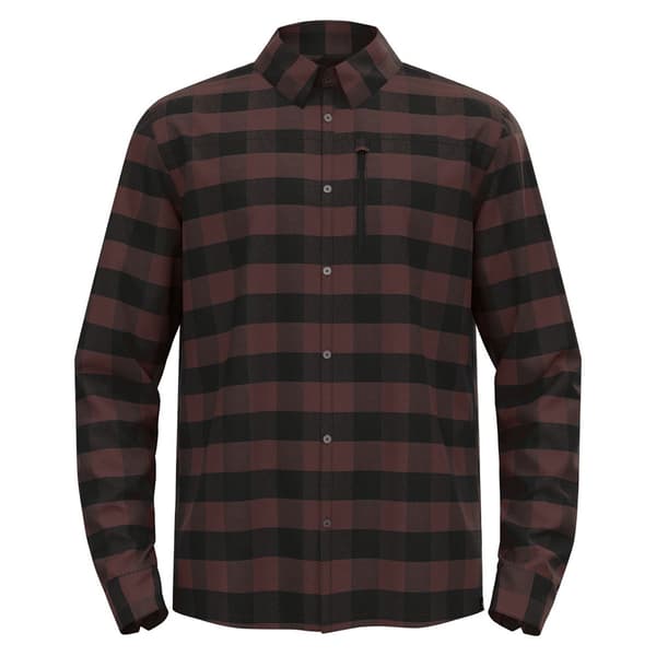 Odlo Essential Skjorta Med Långa ärmar Brun 2XL Man