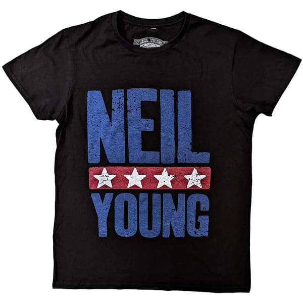 Neil Young Stars Logo T Shirt