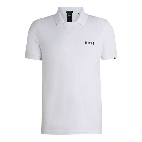 Boss Palle Mb 1 Lyhythihainen Pikeepaita Valkoinen 2XL Mies
