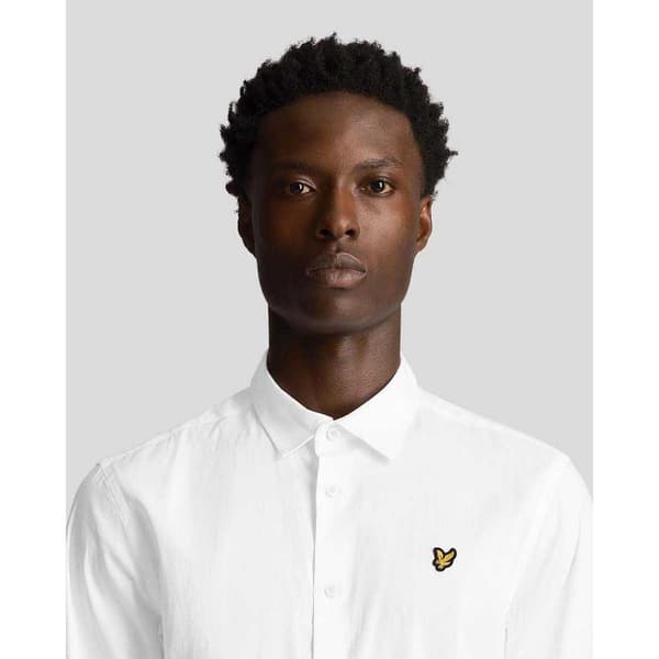 Lyle & Scott Lw1115vog Skjorte Med Lange ærmer Hvid 2XL Mand