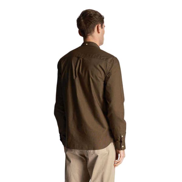 Lyle & Scott Oxford Skjorta Med Långa ärmar Grönt XL Man
