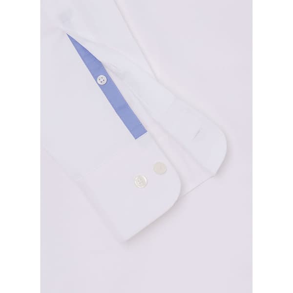 Hackett Essential Texture Pitkähihainen Kauluspaita Valkoinen 3XL Mies