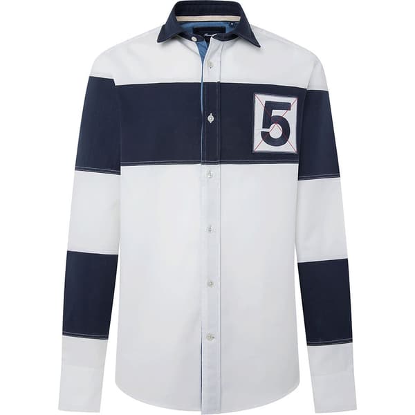 FaÇonnable Fm310810 Skjorte Med Lange ærmer Hvid 2XL Mand