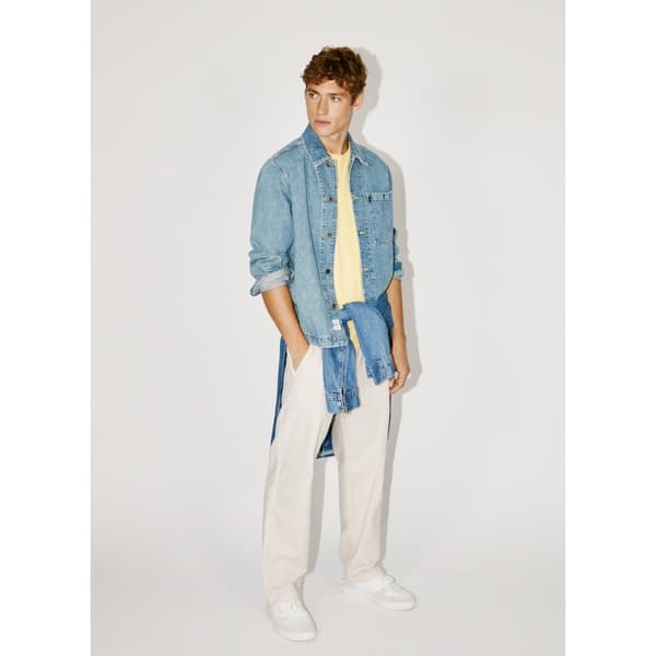Pepe Jeans Pm308584 Skjorta Med Långa ärmar Blå XL Man