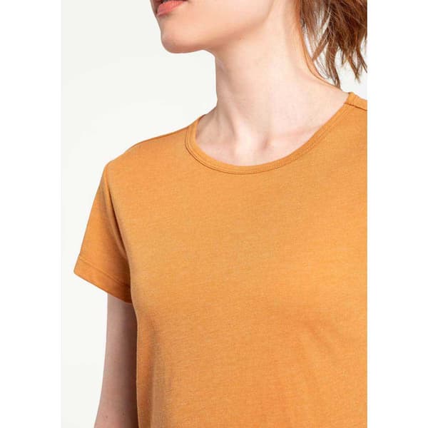 Lole Everyday Kortærmet V-hals T-shirt Orange M Kvinde