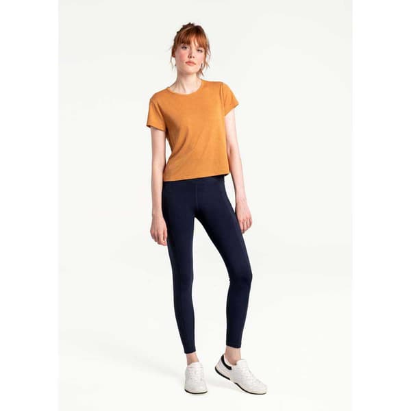 Lole Everyday Kortærmet V-hals T-shirt Orange M Kvinde
