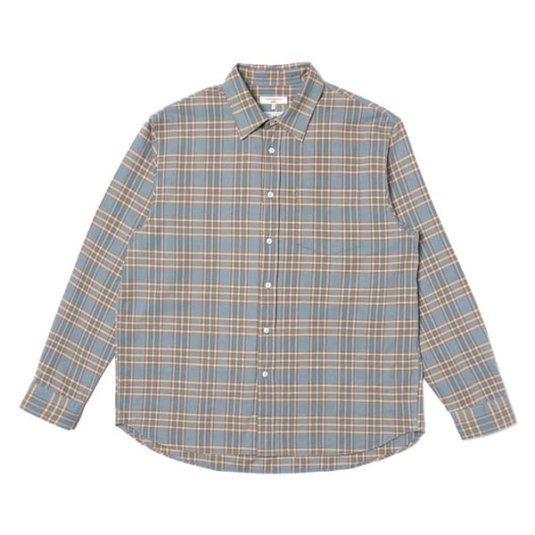 Nudie Jeans Filip Prairie Skjorta Med Långa ärmar Blå M Man