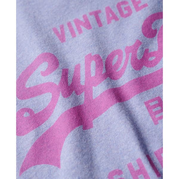 Superdry Classic Vl Heritage Relaxd Lyhythihainen T-paita Violetti S Nainen